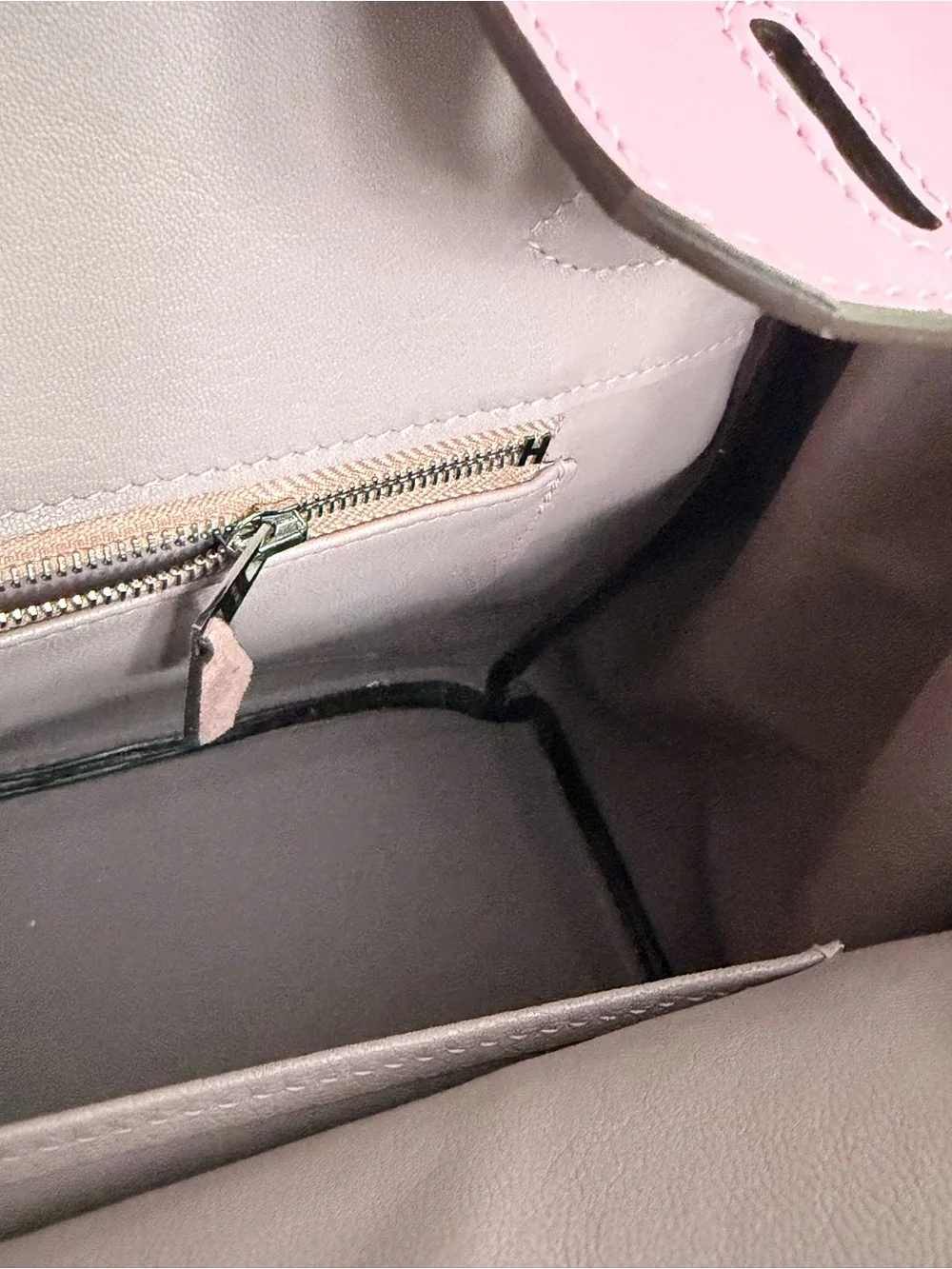 Birkin 30 suede Doblis Pink crocodile imported swift touch PHW handmade 5P